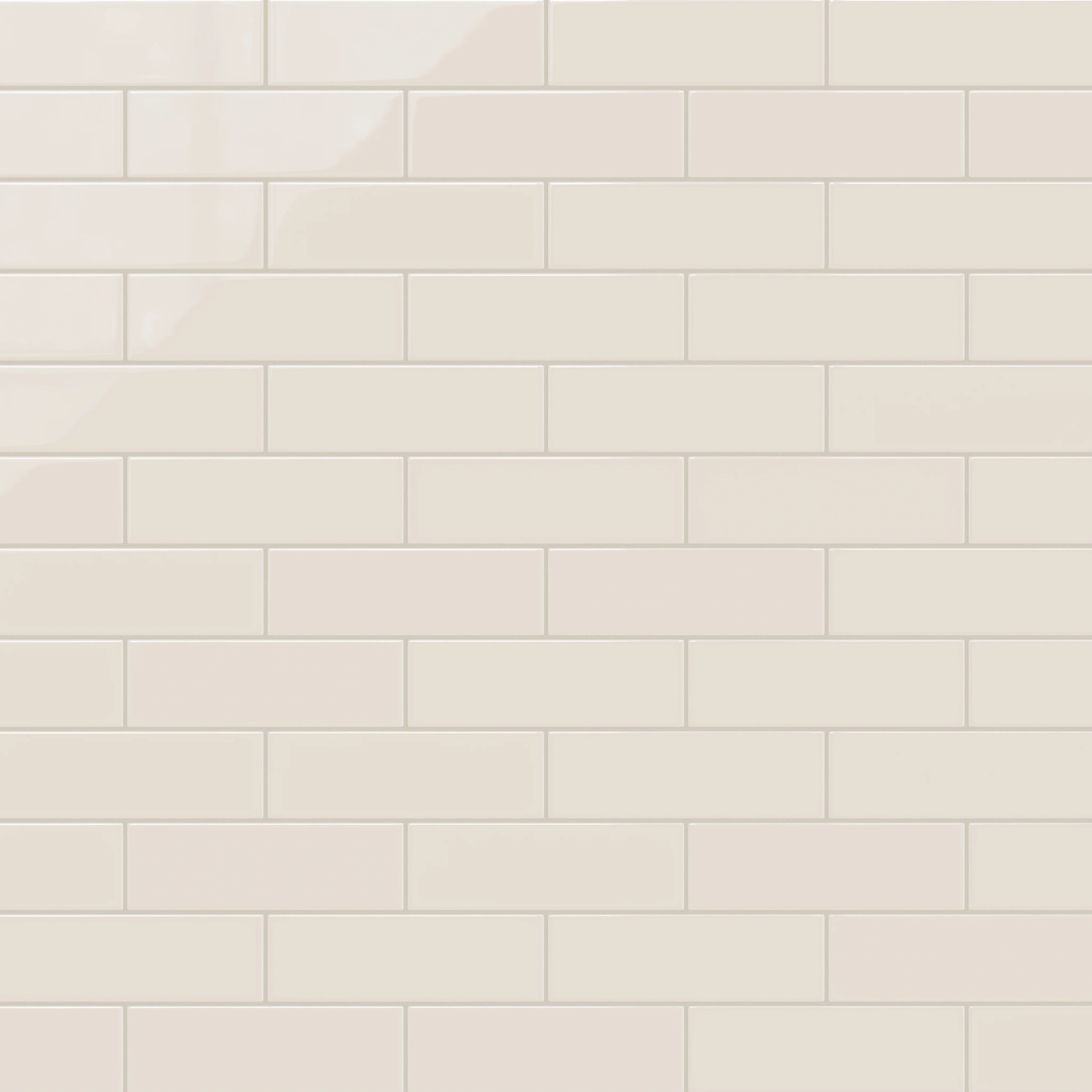 3x9 Natural Press Ceramic Tile in Pearl Gloss - Rockland Interiors Inc.