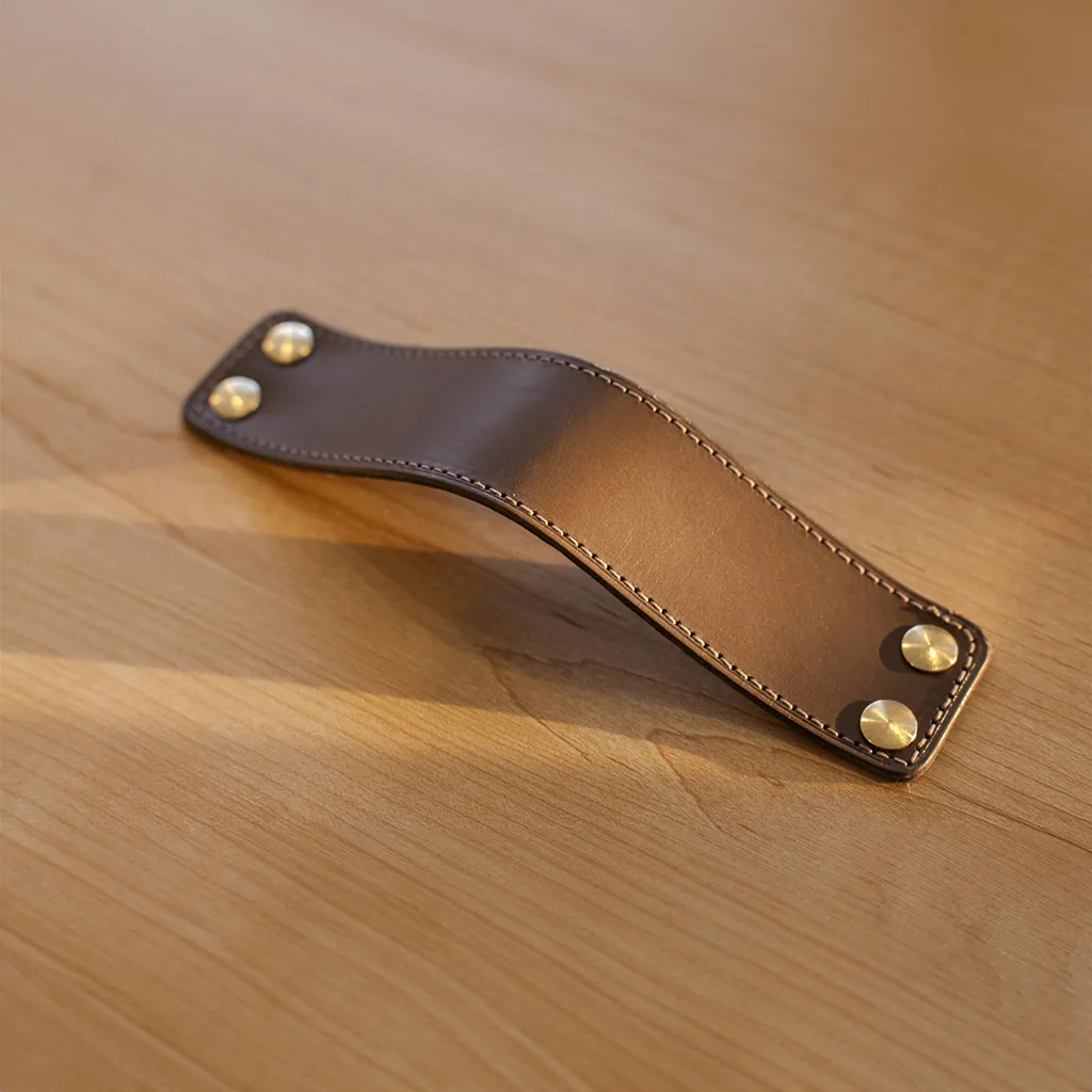ST-SP01 Stitched Leather Strap Pull - Rockland Interiors Inc.