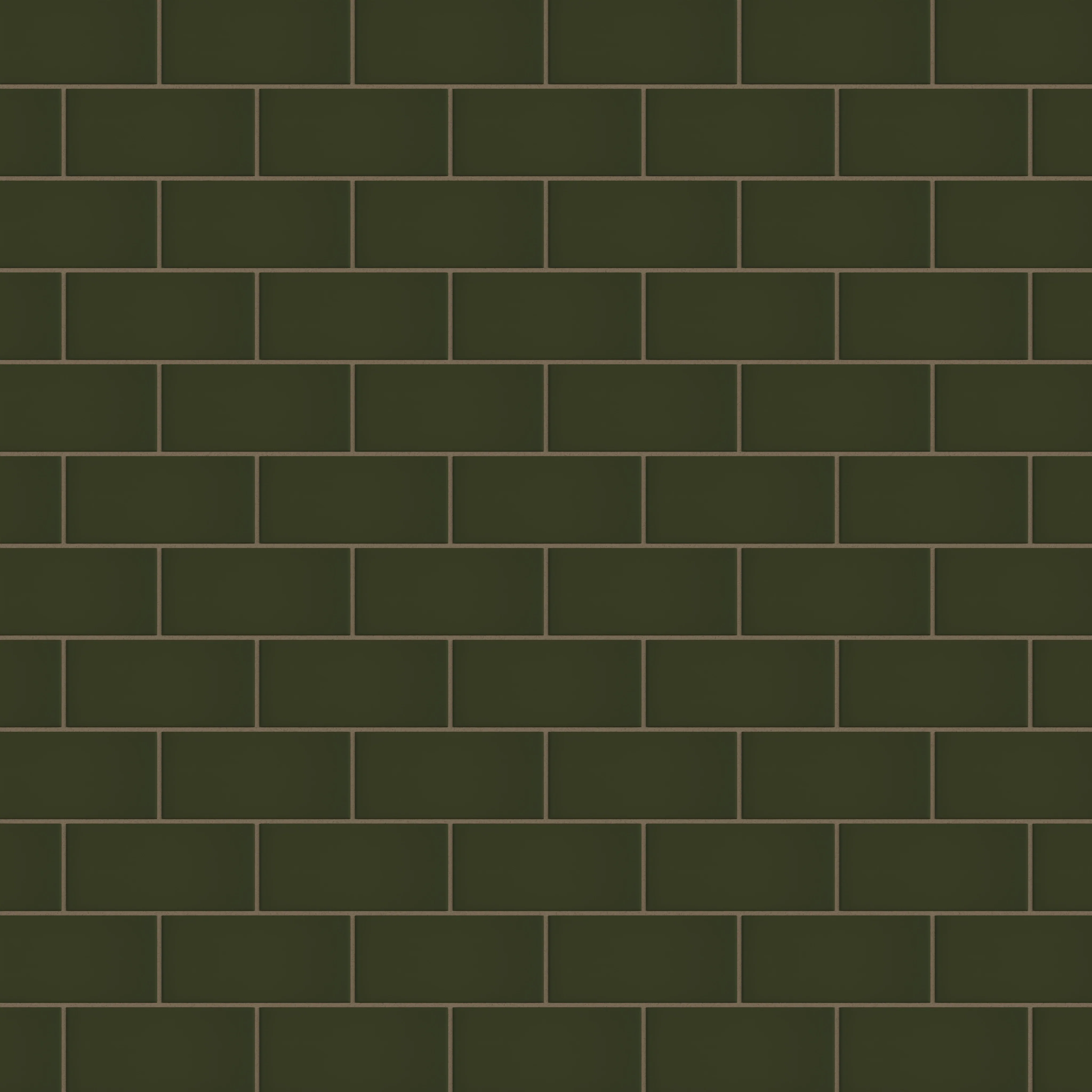 3x6 Natural Press Ceramic Tile in Green Apatite Matte - Rockland Interiors Inc.