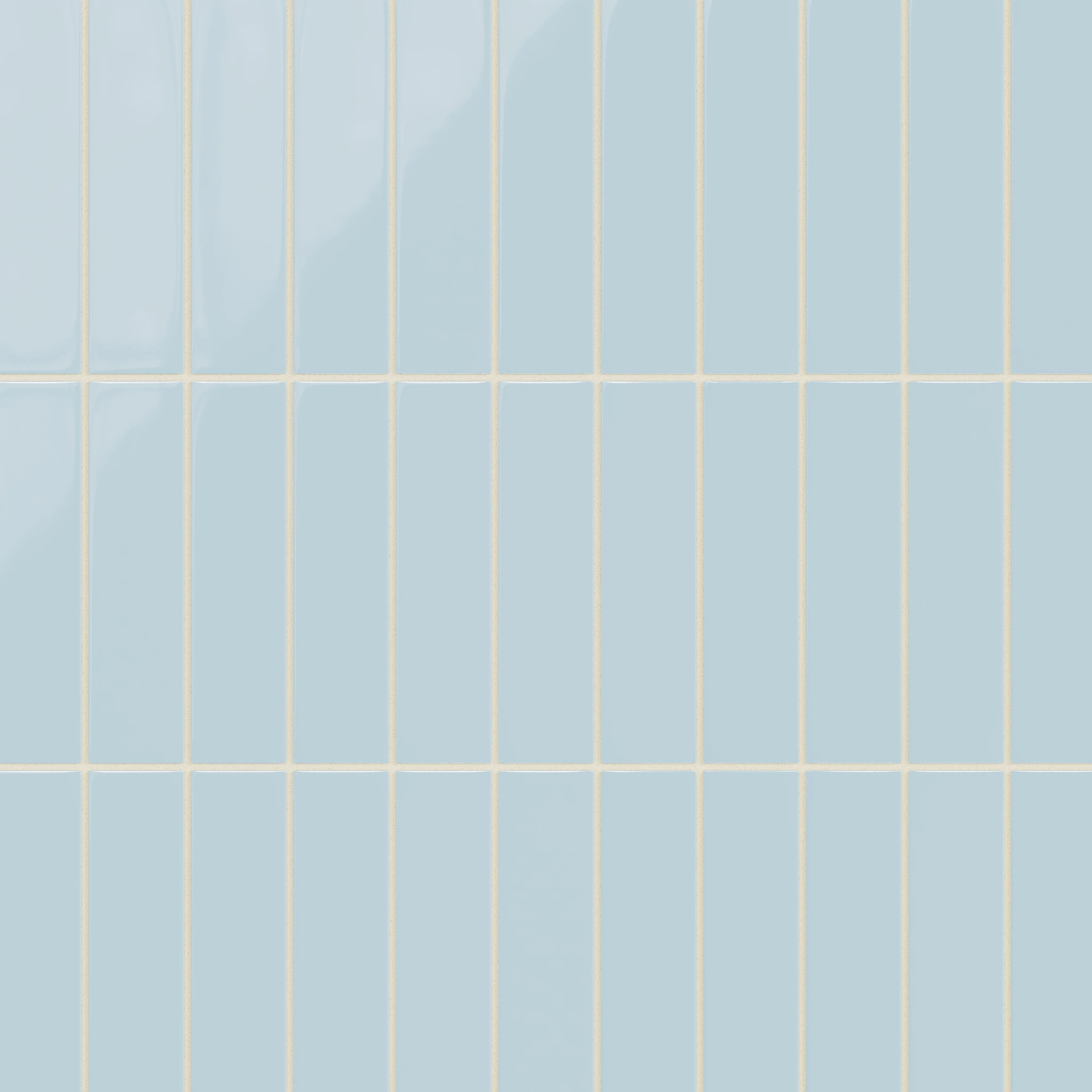 2x8 Natural Press Ceramic Tile in Egyptian Blue Gloss - Rockland Interiors Inc.
