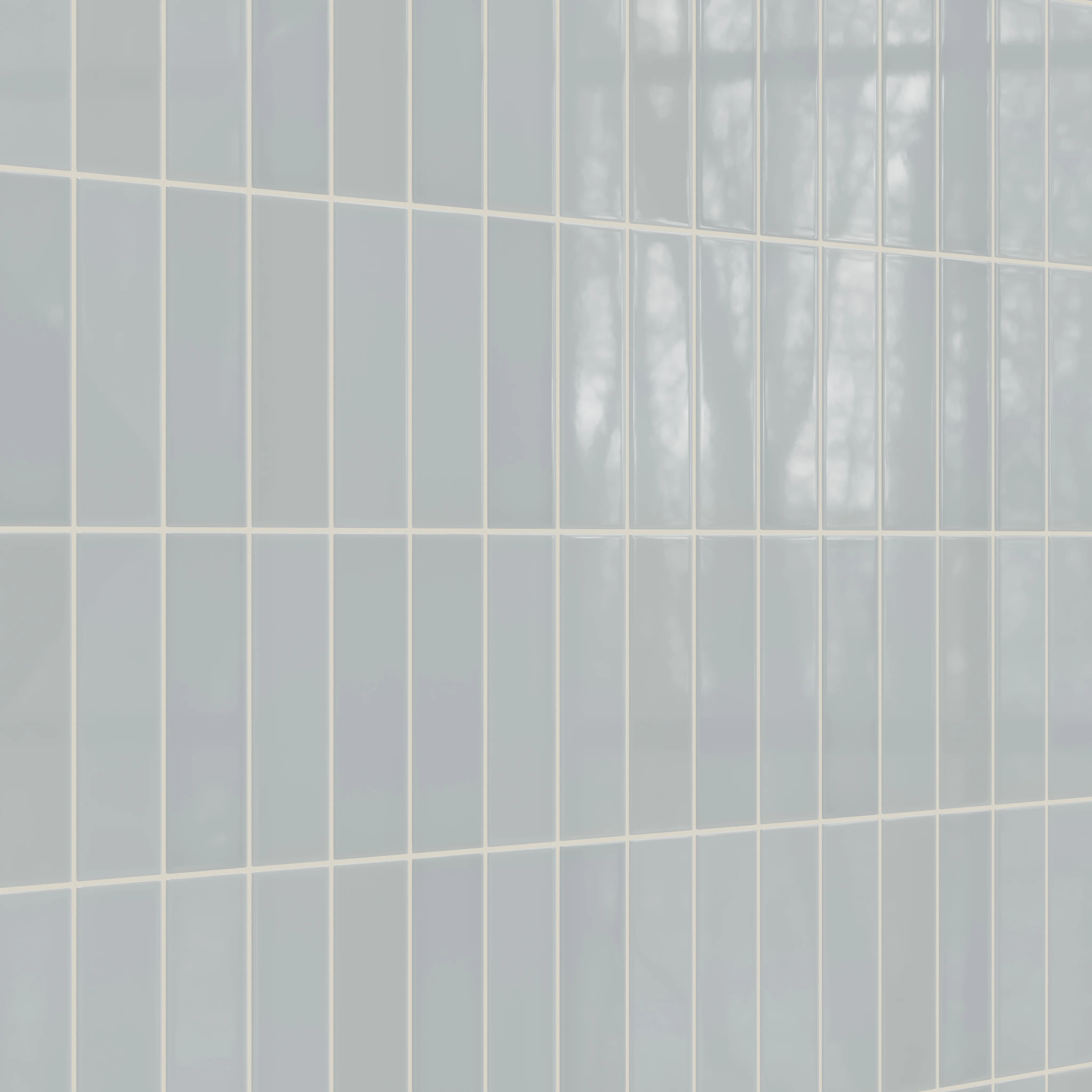 3x9 Natural Press Ceramic Tile in Alberta Blue Gloss - Rockland Interiors Inc.