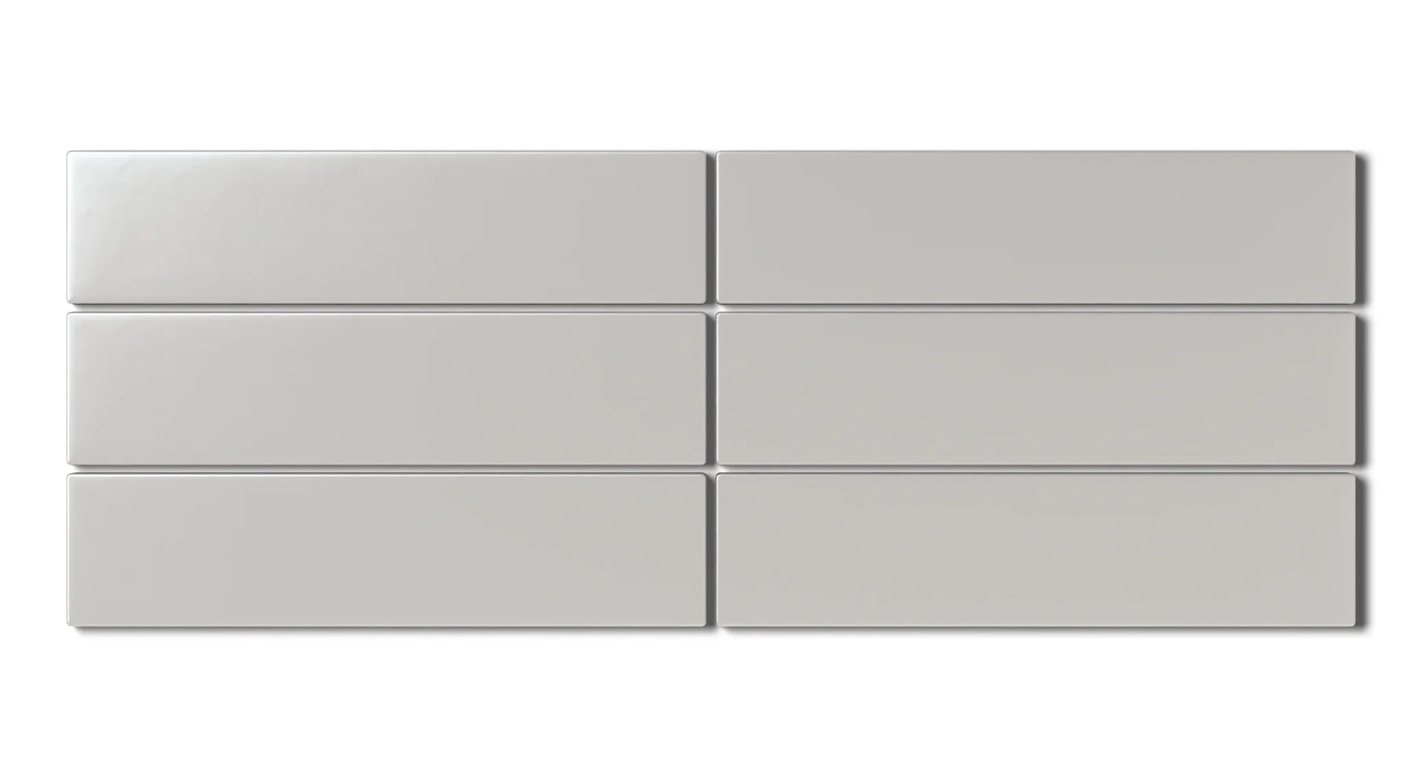 2x8 Natural Press Ceramic Tile in Titanium Grey Matte - Rockland Interiors Inc.
