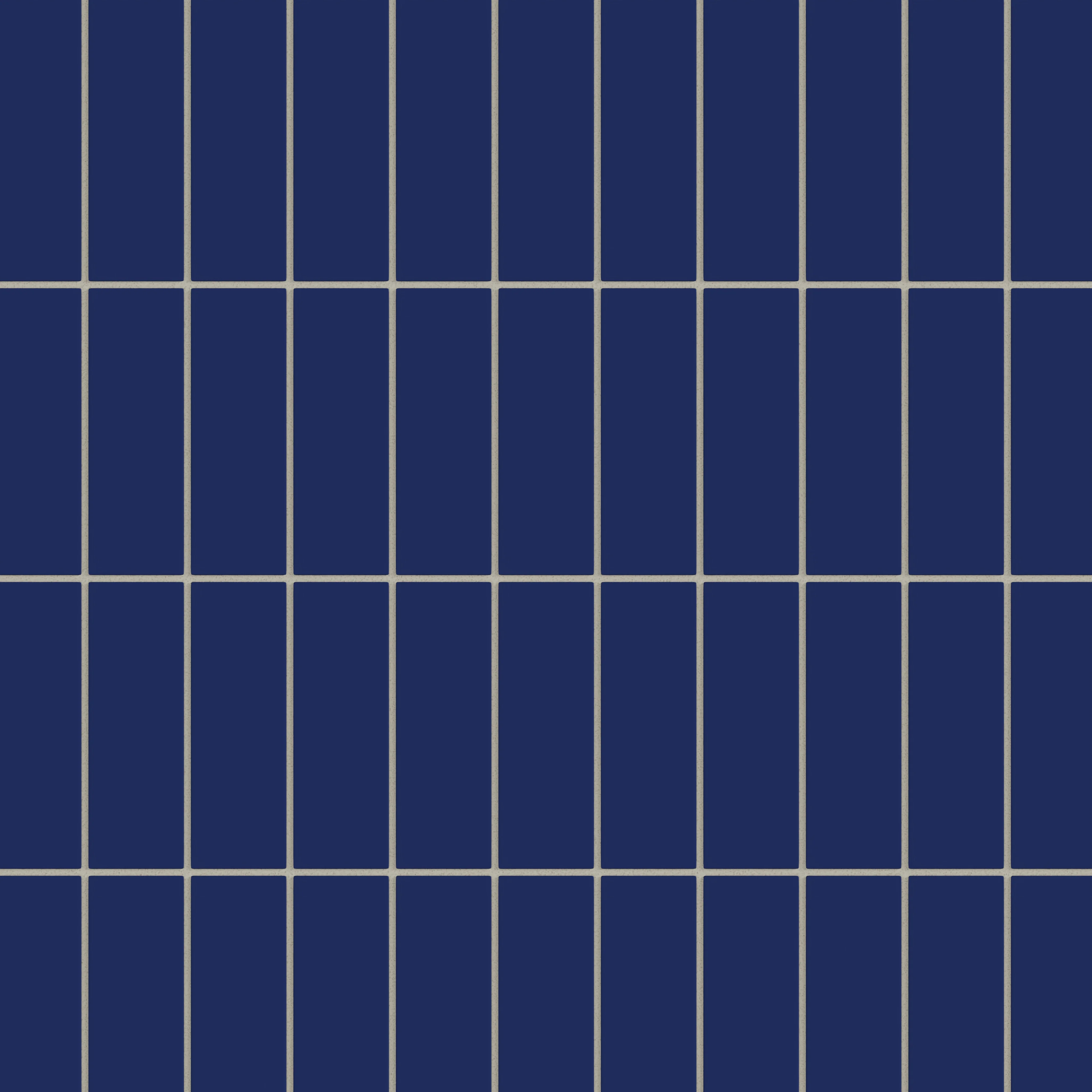 2x6 Natural Press Ceramic Tile in Ultramarine Matte - Rockland Interiors Inc.