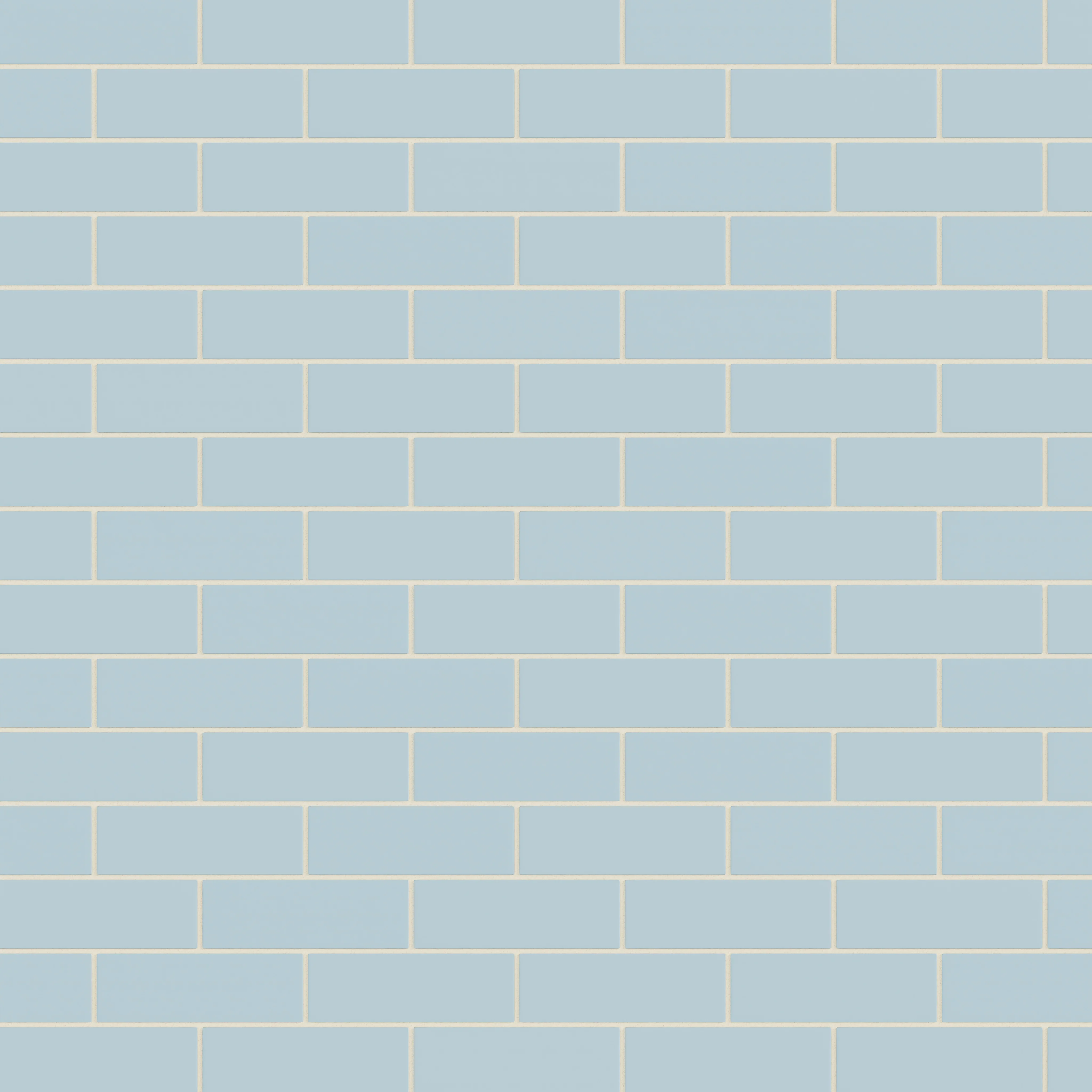 2x6 Natural Press Ceramic Tile in Egyptian Blue Matte - Rockland Interiors Inc.