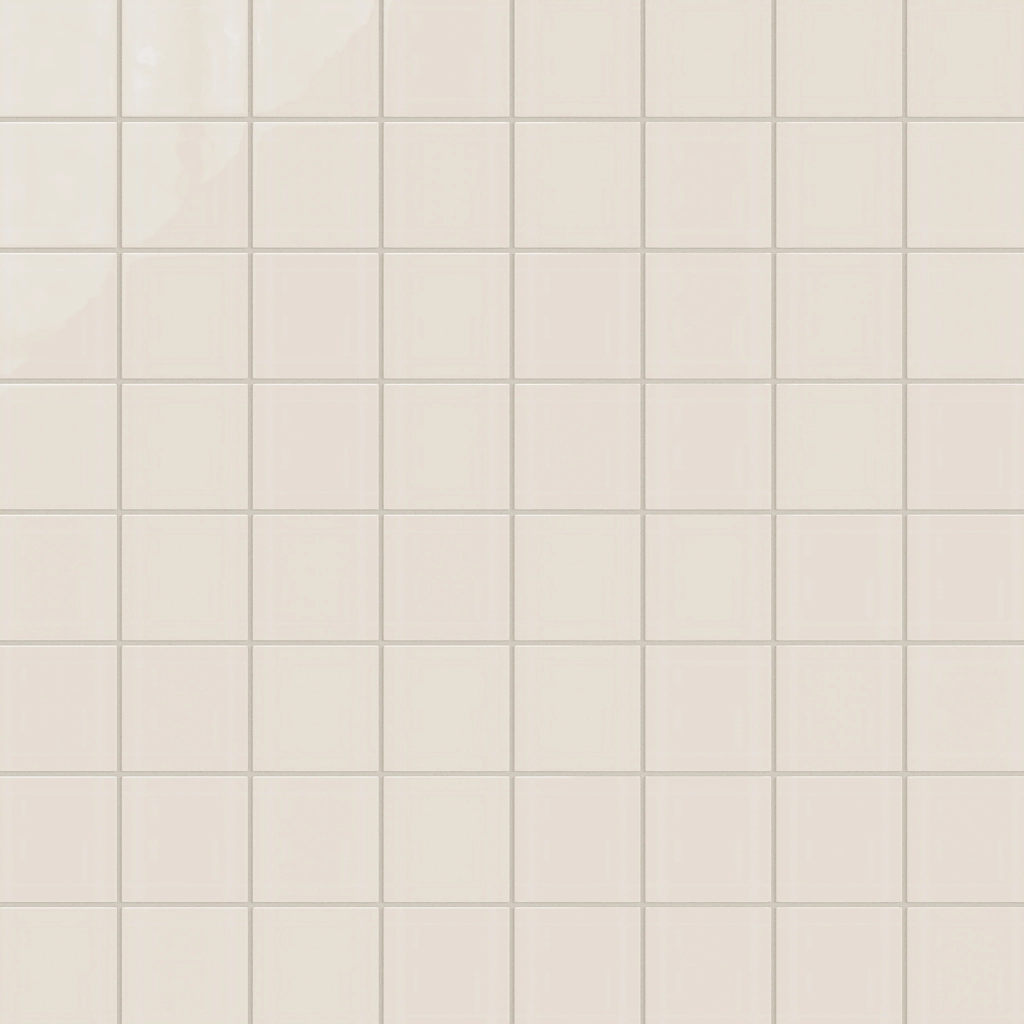 4x4 Natural Press Ceramic Tile in Pearl Gloss - Rockland Interiors Inc.